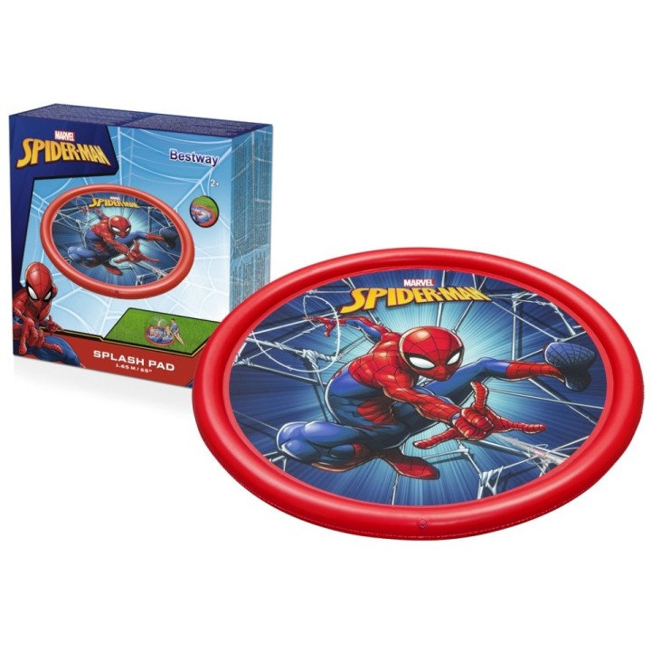 Piscina pentru copii Spider Man Bestway cu stropire 165 cm, rosu