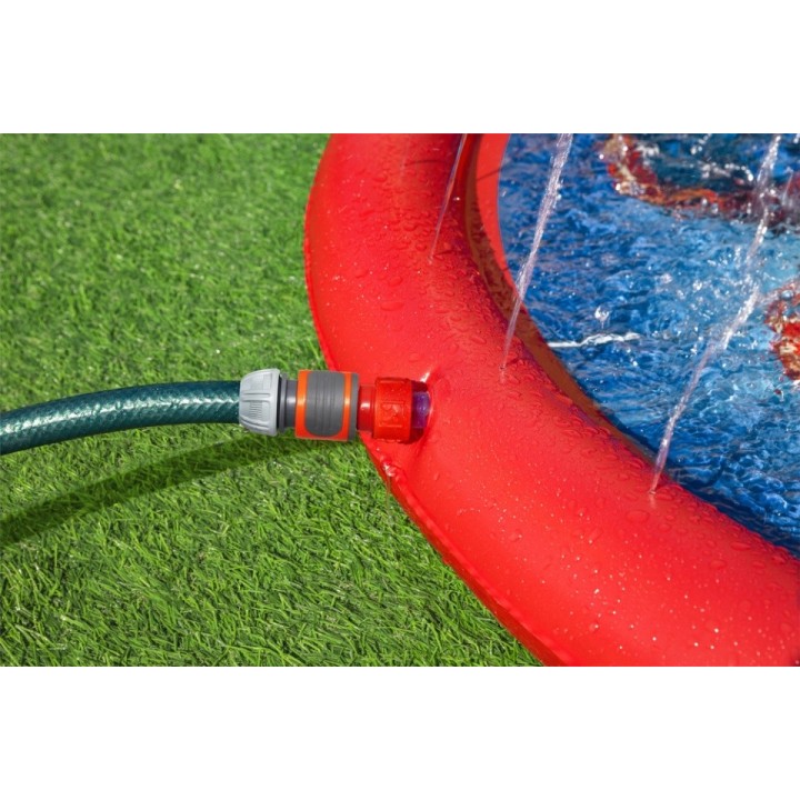 Piscina pentru copii Spider Man Bestway cu stropire 165 cm, rosu