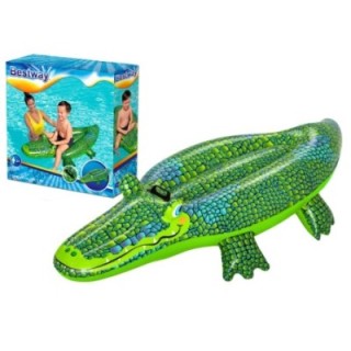 Figurina gonflabila pentru piscina Bestway crocodil, verde. Saltea gonflabila crocodil
