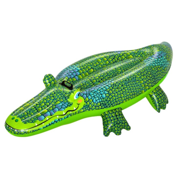 Figurina gonflabila pentru piscina Bestway crocodil, verde. Saltea gonflabila crocodil