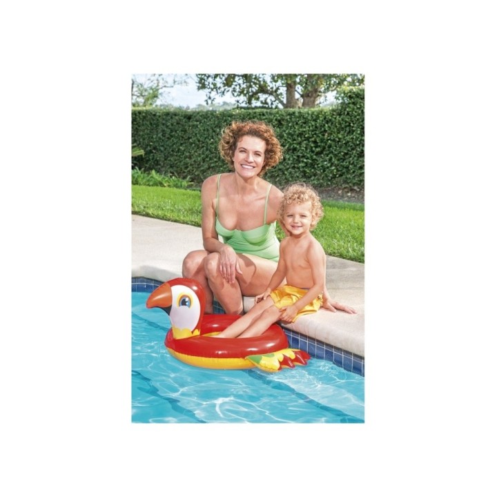 Colac de inot copii Bestway 84 cm Papagal, rosu