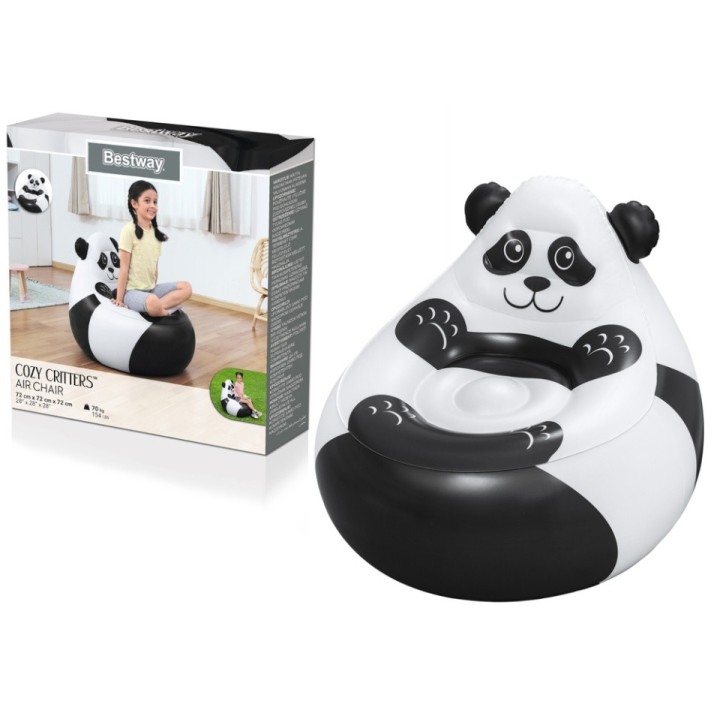 Fotoliu gonflabil Bestway Ursulet Panda 72 x 72 x 64 cm