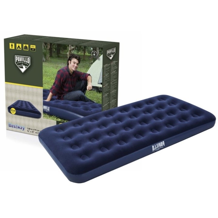 Saltea gonflabila dubla Bestway Twin 188 x 99 x 22 cm, albastru