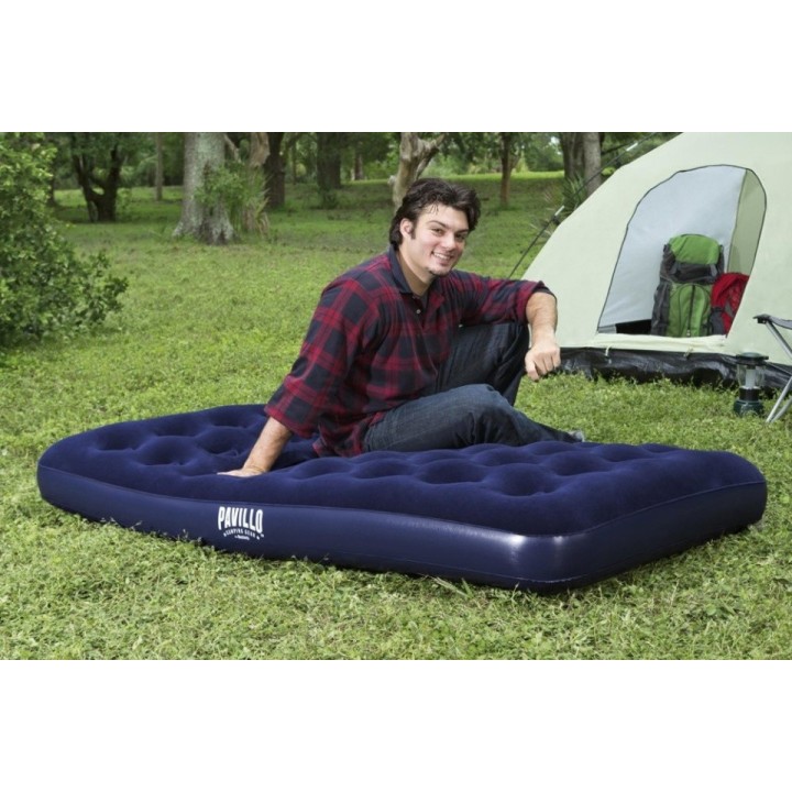 Saltea gonflabila dubla Bestway Twin 188 x 99 x 22 cm, albastru