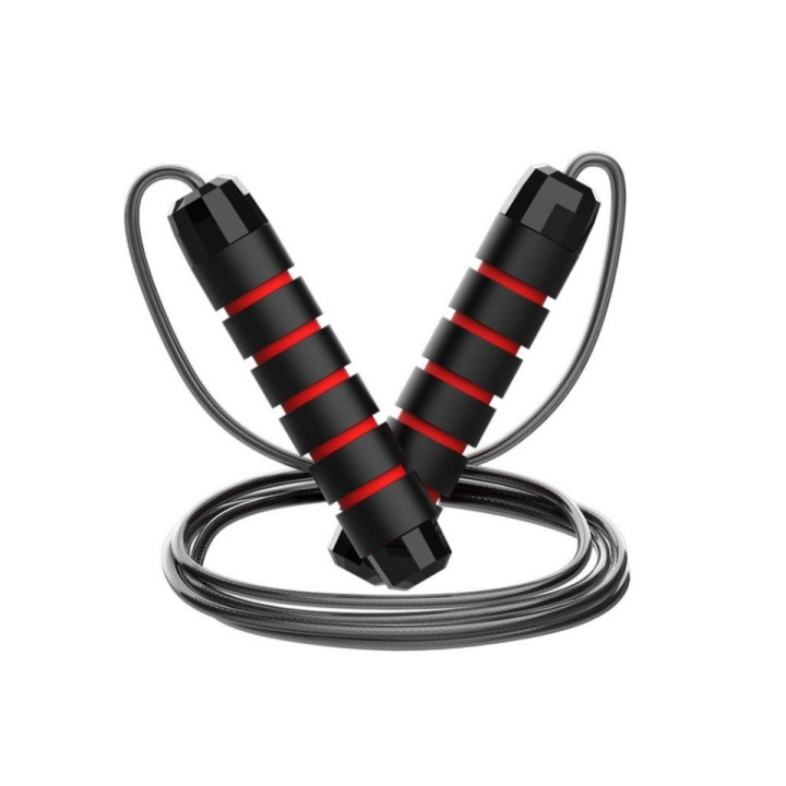 Coarda de sarit pentru exercitii cu maner din spuma