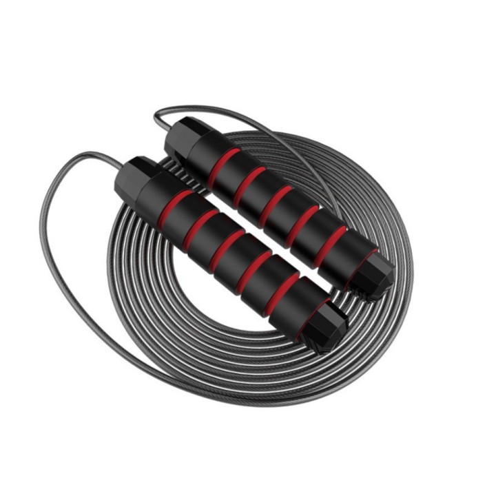 Coarda de sarit pentru exercitii cu maner din spuma