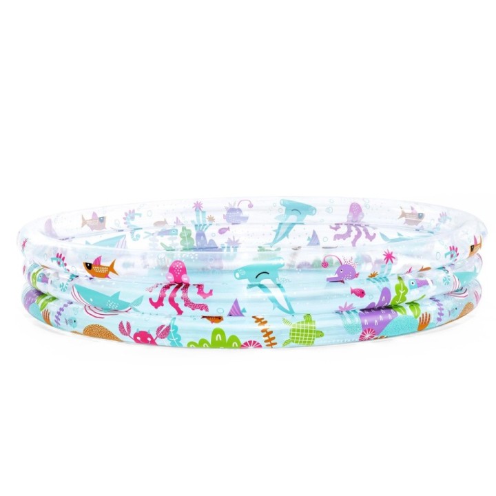 Piscina gonflabila pentru copii Bestway cu 3 inele 183 x 33 cm