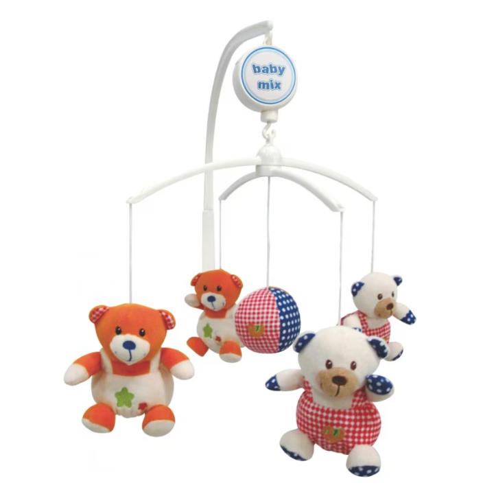 Carusel muzical Baby Mix, ursuleti din plus
