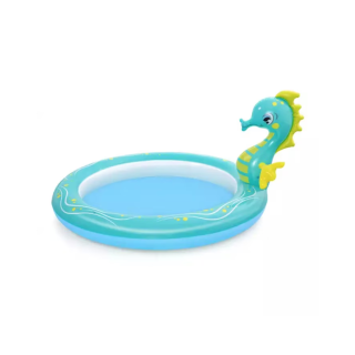 Piscina gonflabila Bestway, Seahorse Sprinkler Pool, 1.88m x 1.60m x 86cm