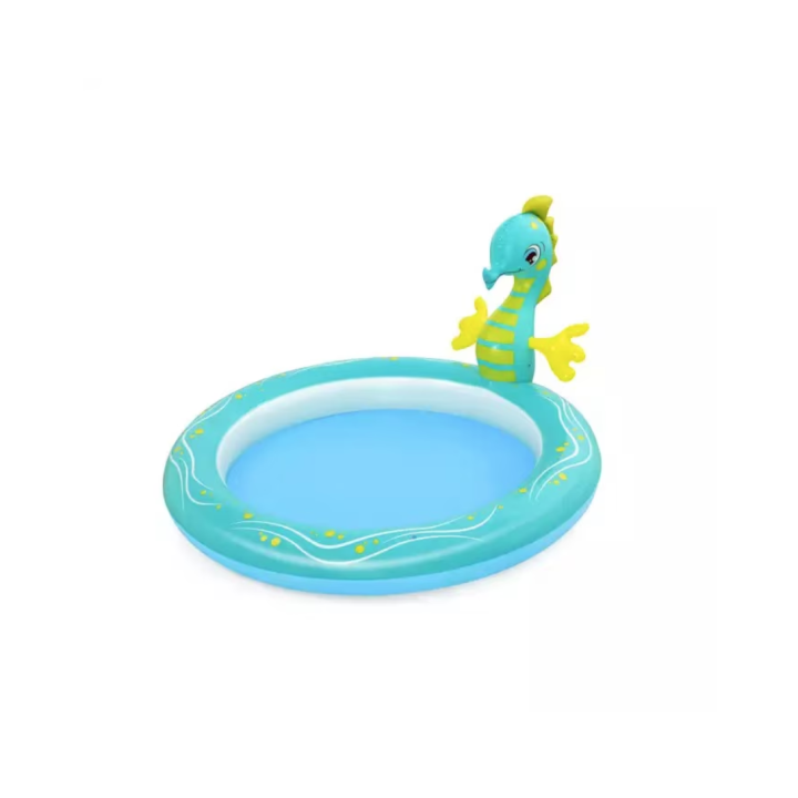 Piscina gonflabila Bestway, Seahorse Sprinkler Pool, 1.88m x 1.60m x 86cm