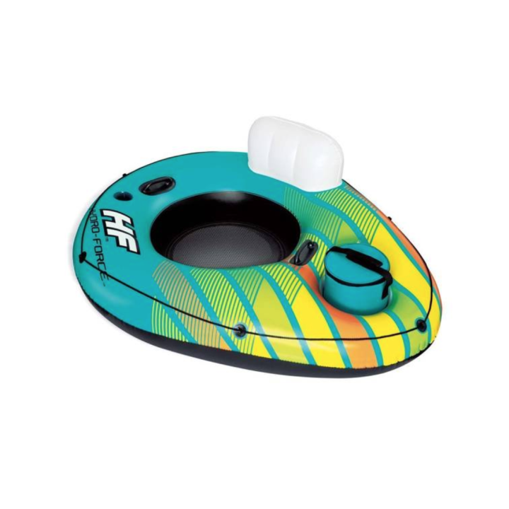 Colac gonflabil Bestway 43398,cu geanta depozitare,  169x137cm, Multicolor