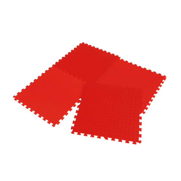 Covor Puzzle 60X60 cm 12 mm Rosu