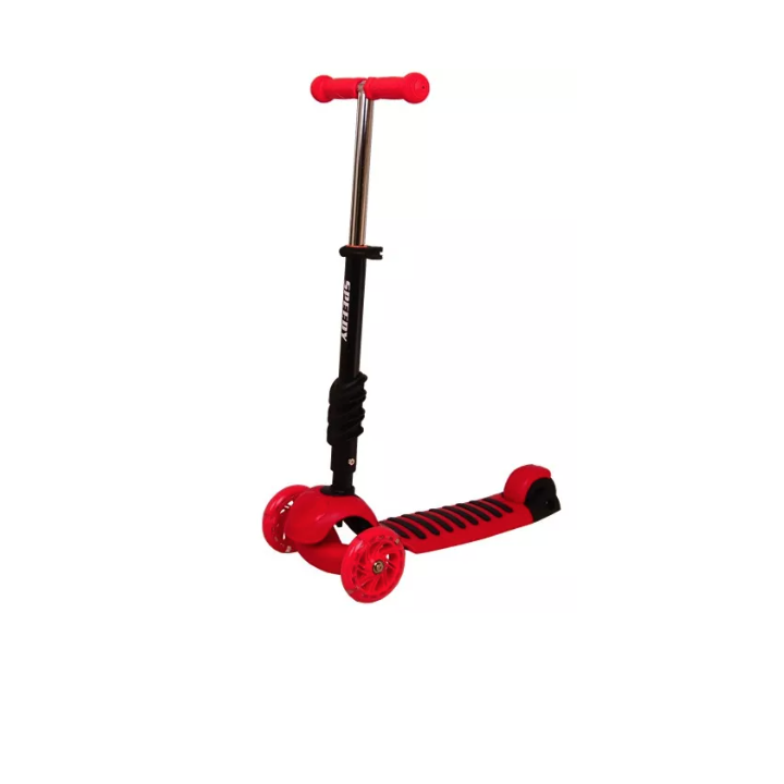 Trotineta cu sezut pentru copii 3 in 1 Rosu