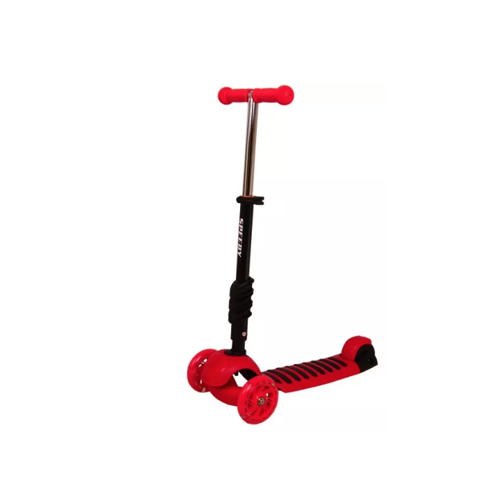 Trotineta cu sezut pentru copii 3 in 1 Rosu