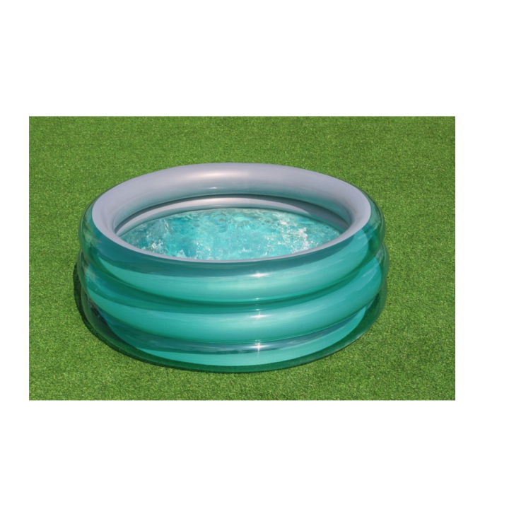 Piscina pentru copii Bestway cu parti laterale transparente si interior argintiu, 150 cm x 53 cm