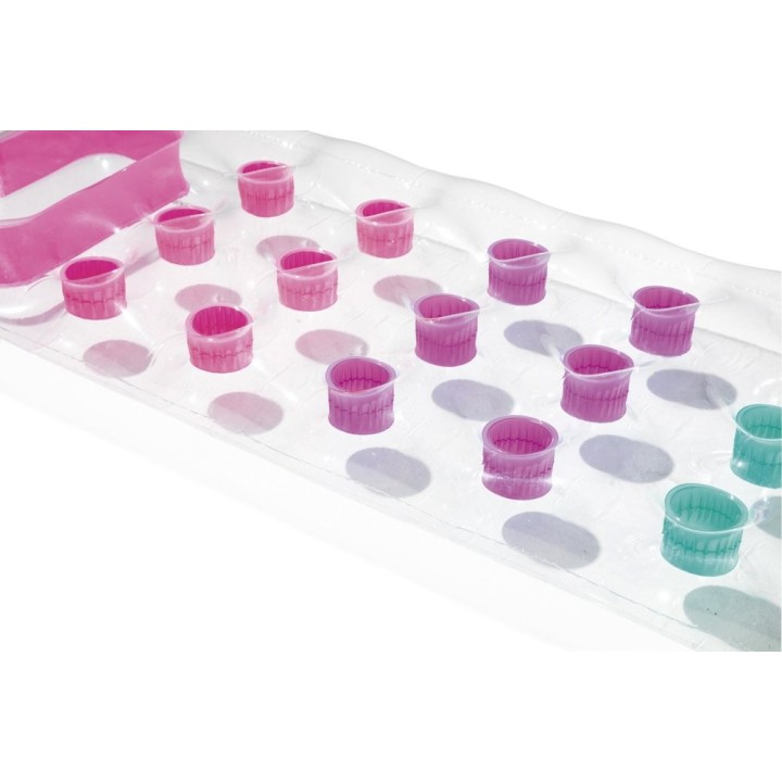 Saltea gonflabila de plaja si piscina Bestway, transparent