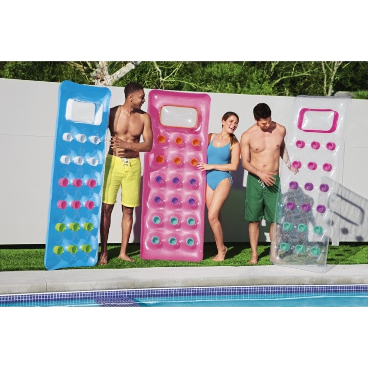 Saltea gonflabila de plaja si piscina Bestway, transparent