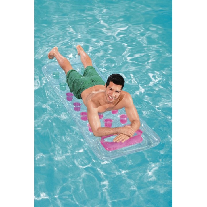 Saltea gonflabila de plaja si piscina Bestway, transparent