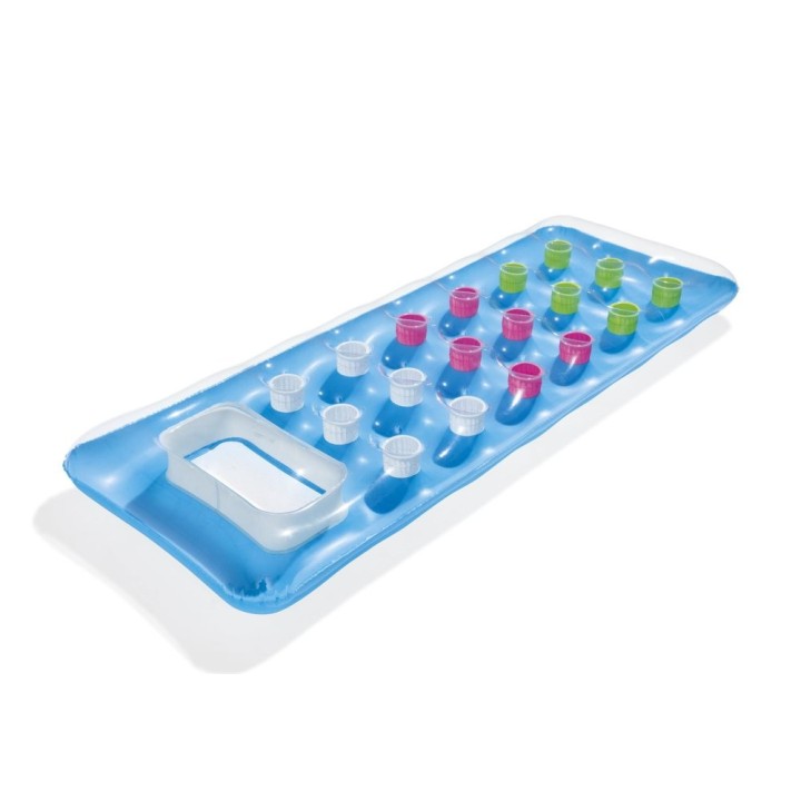 Saltea gonflabila de plaja si piscina Bestway, albastru.