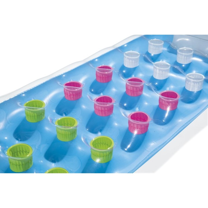 Saltea gonflabila de plaja si piscina Bestway, albastru.