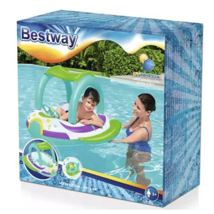 Barcuta gonflabila Bestway Baby Boat 107 x 112 cm