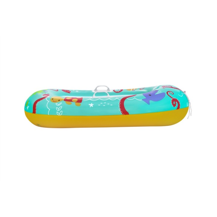 Barca gonflabila Bestway Baby Boat - Tropical Crew 119 x 79 cm, verde.