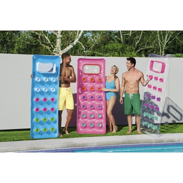 Saltea gonflabila de plaja si piscina Bestway, roz