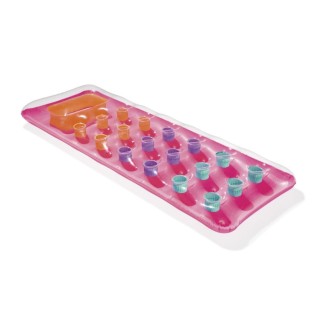 Saltea gonflabila de plaja si piscina Bestway, roz