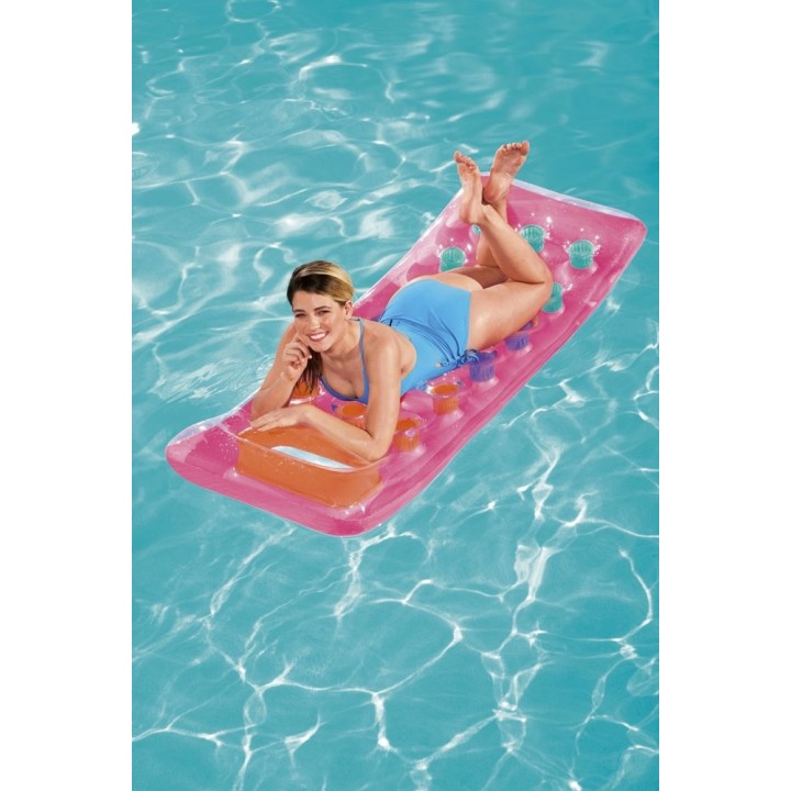 Saltea gonflabila de plaja si piscina Bestway, roz
