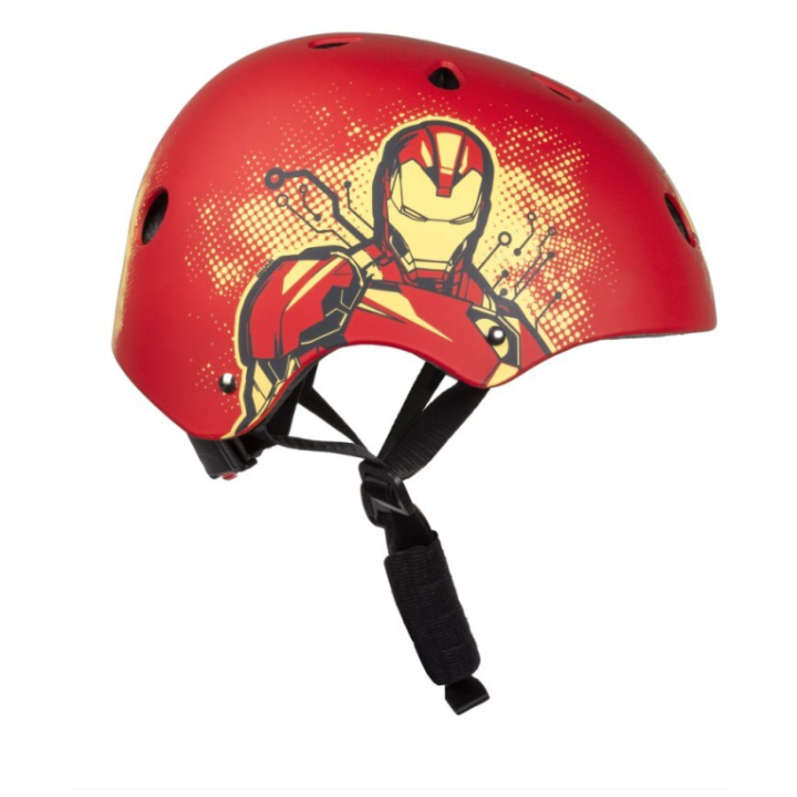 Casca copii Seven Iron Man 54-58 cm, rosu