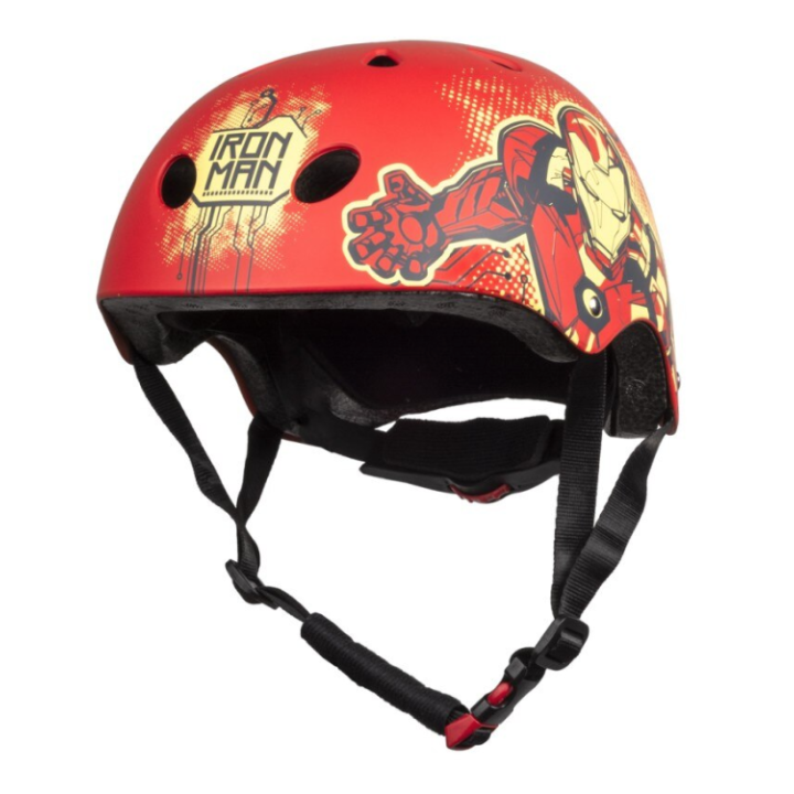 Casca copii Seven Iron Man 54-58 cm, rosu