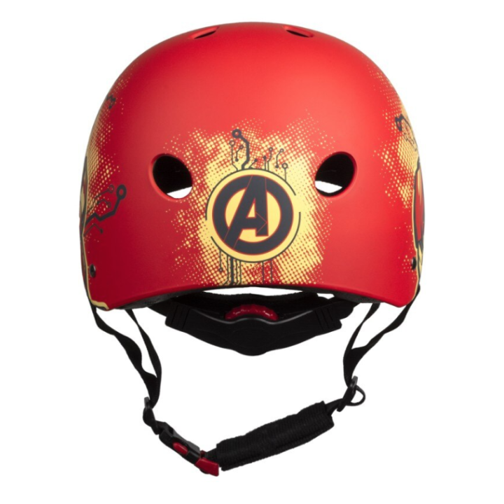 Casca copii Seven Iron Man 54-58 cm, rosu