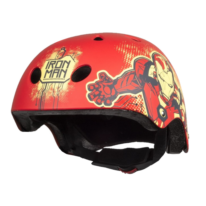 Casca copii Seven Iron Man 54-58 cm, rosu