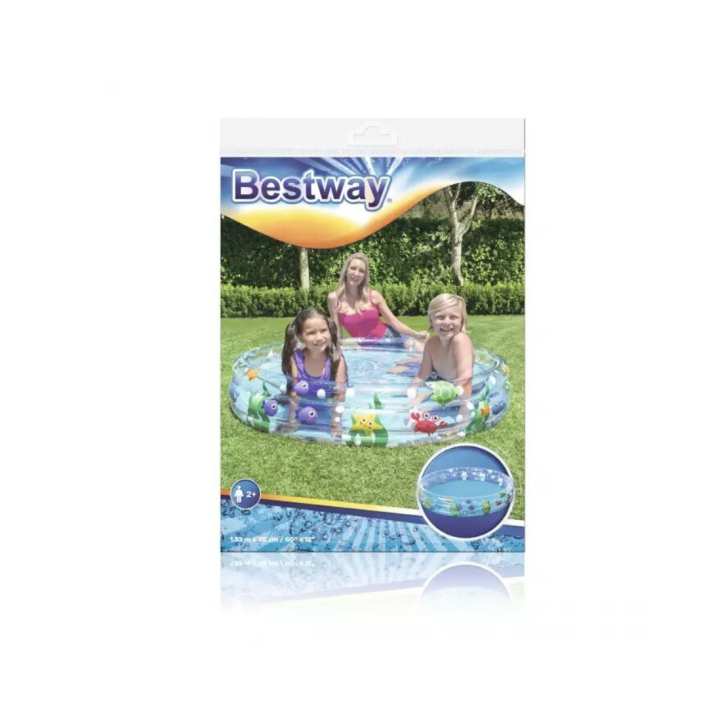 Piscina gonflabila Bestway Deep Dive 3-Ring Pool, 1.52m x H30cm