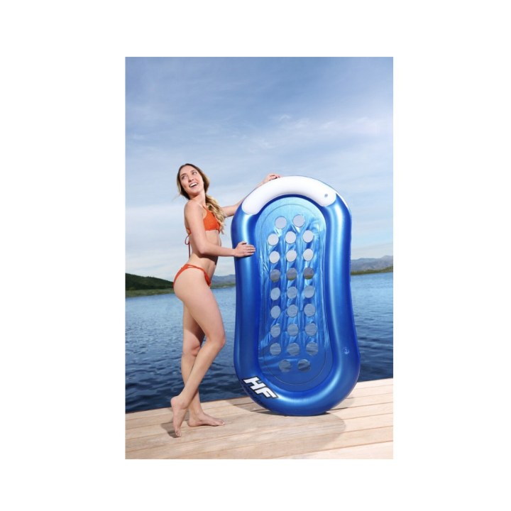 Saltea gonflabila Bestway, albastru cu alb