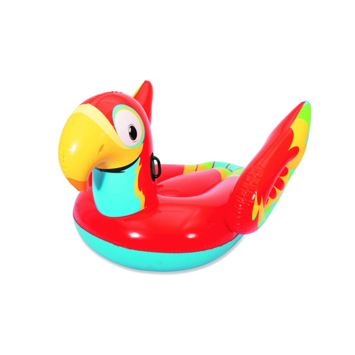 Figurina gonflabila pentru piscina Bestway Papagal 200x155 cm,inaltime 109 cm PVC, rosu