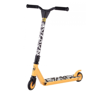 Trotineta PB Stunt, galben. Trotineta pentru trucuri. Scooter. Scuter