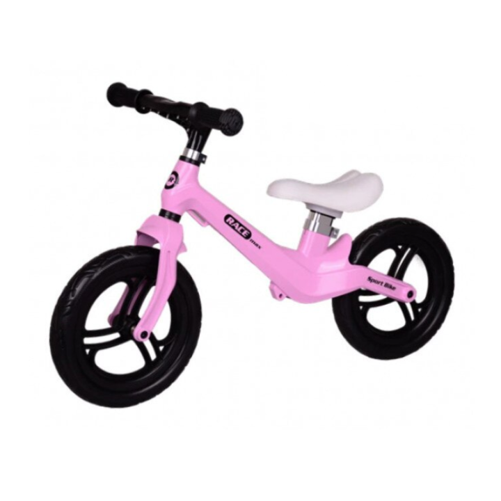 Bicicleta fara pedale cu cadru de magneziu Race Max, roz