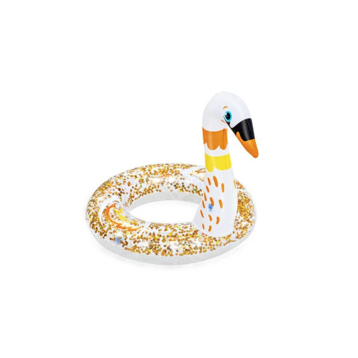 Colac de inot copii Bestway PVC cu Lebada 61 x 61cm, multicolor