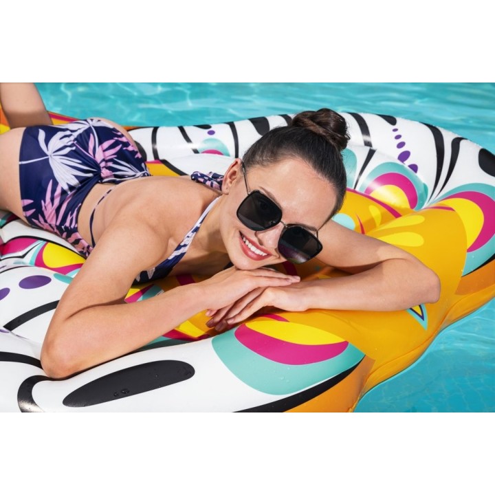 Saltea gonflabila pentru piscina Bestway 183 x 153 cm, max 90 kg, galben