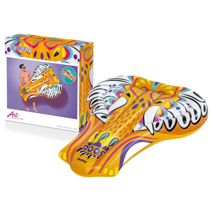 Saltea gonflabila pentru piscina Bestway 183 x 153 cm, max 90 kg, galben