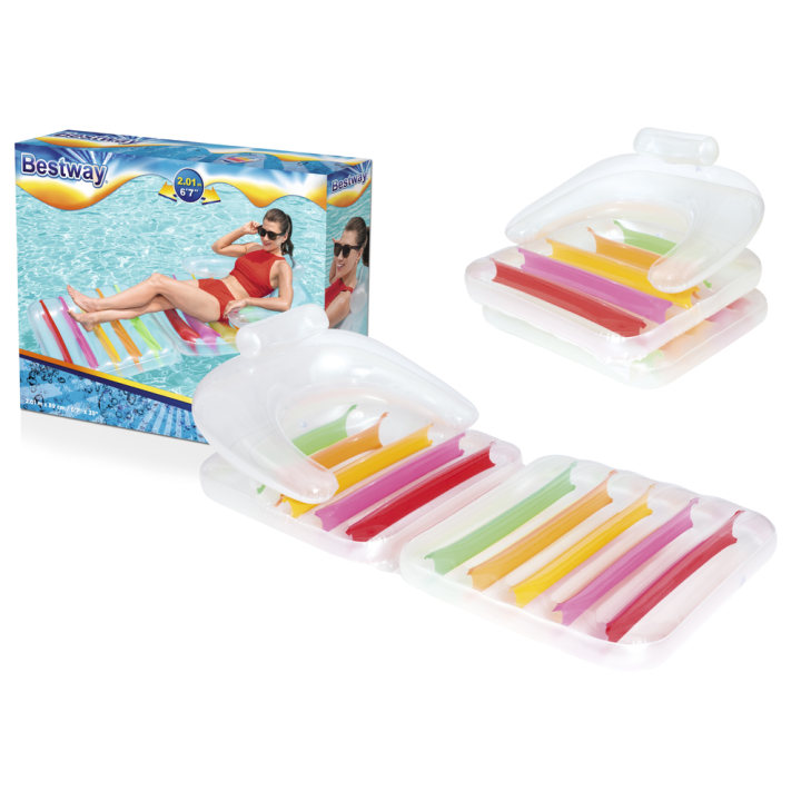 Saltea gonflabila Bestway Summer Colors 201 x 89 cm