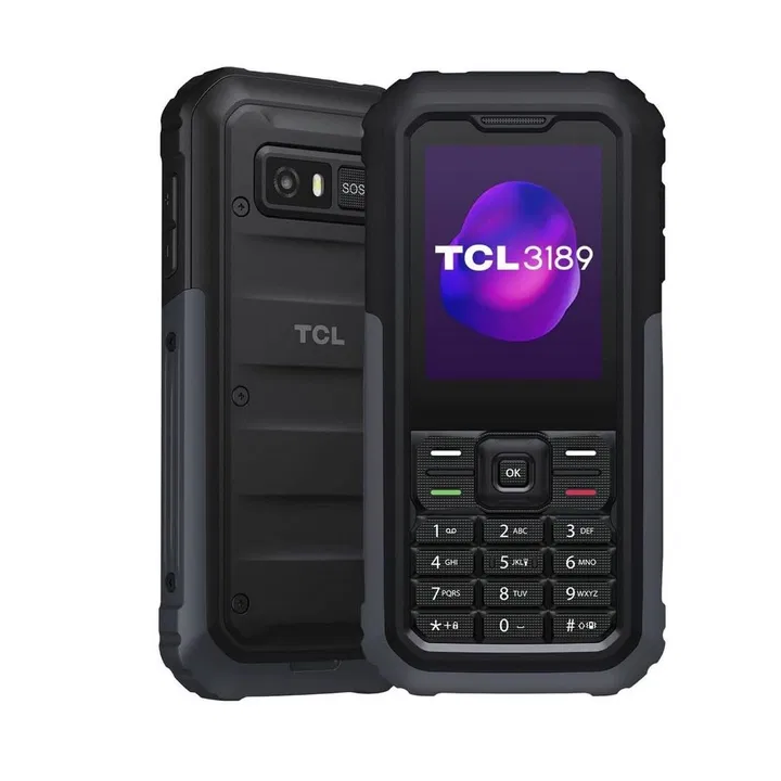 Telefon mobil, TCL 3189D 4G dual SIM, gri închis (Himalaya Gray)