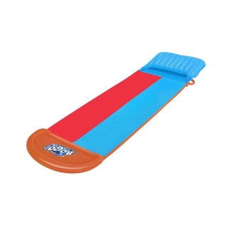 Tobogan cu apa dublu Bestway pentru sol 4.88m, rosu cu albastru