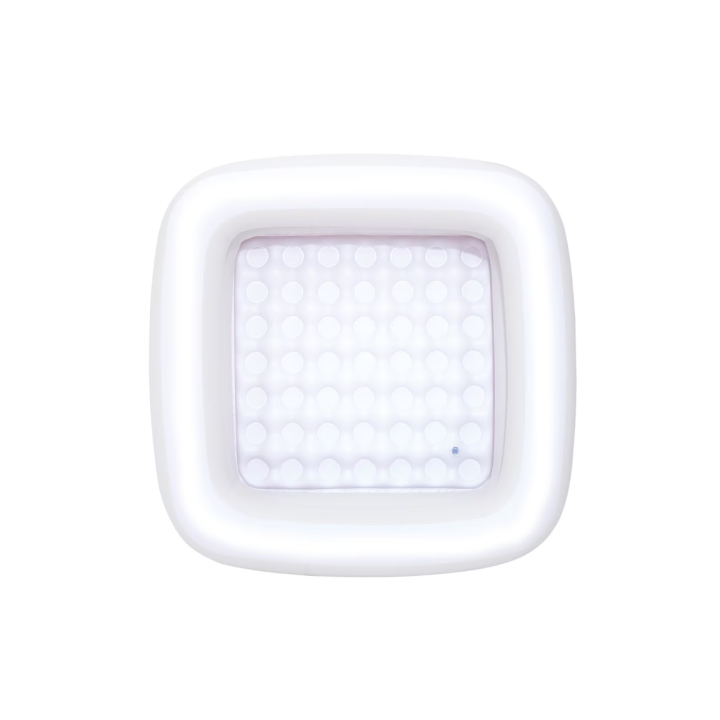 Piscina gonflabila BestWay, patrata, alba, 86 x 25 cm