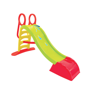 Tobogan Mochtoys pentru copii 180 cm, verde cu rosu