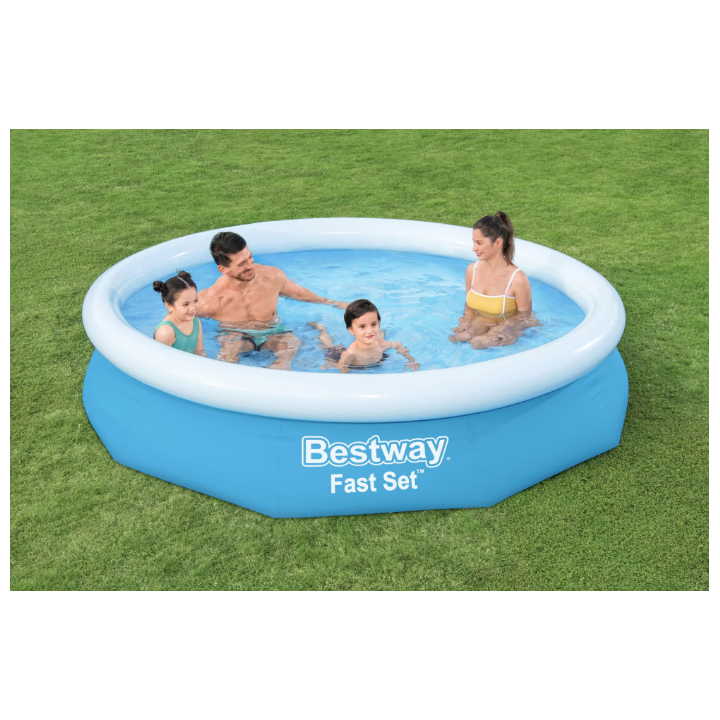 Pisicna gonflabila Bestway Fast Set 3.05m x 66 cm 3200 litri, albastru