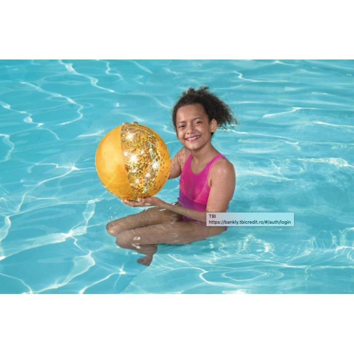 Minge gonflabila de plaja Bestway 41 cm, auriu