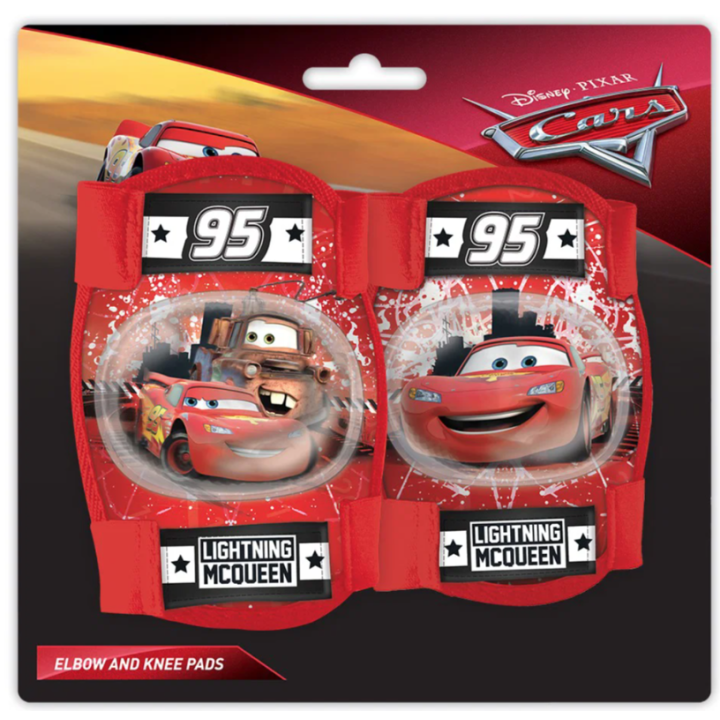 Protectie genunchi si coate copii Cars, rosu