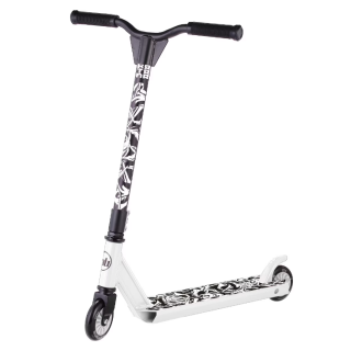 Trotineta pentru sarituri PB Stunt Katana, alb cu negru